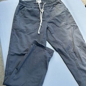 Pact Women's Navy Drawstring Jogger Sweatpants